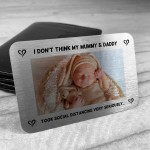 PERSONALISED Mummy Daddy Gift Social Distance Pregnancy