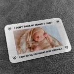 PERSONALISED Mummy Daddy Gift Social Distance Pregnancy