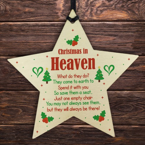 Christmas In Heaven Gift Hanging Christmas Tree Decoration