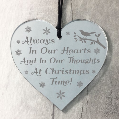 Always In Our Hearts ENGRAVED Memorial Gift Mum Dad Nan