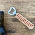 Chance Made Us Colleagues Wood Bottle Opener Colleague Leaving