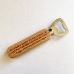 Chance Made Us Colleagues Wood Bottle Opener Colleague Leaving