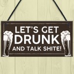 Funny Alcohol Sign Man Cave Home Bar Pub Hanging Plaque