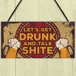 Funny Alcohol Gifts Novelty Man Cave Sign Home Bar Pub Plaques