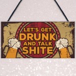 Funny Alcohol Gifts Novelty Man Cave Sign Home Bar Pub Plaques