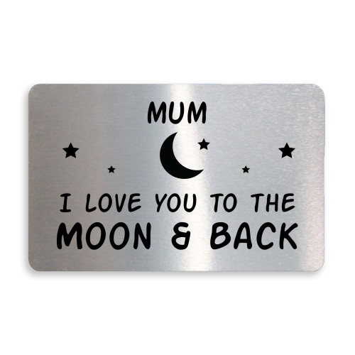 Love You Mum Wallet Card Insert Mum Birthday Christmas Gift