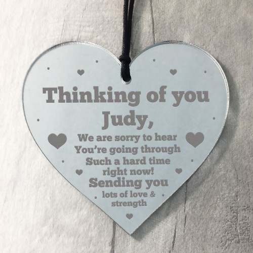 Thinking Of You Gift PERSONALISED Gift For Friend Comforting