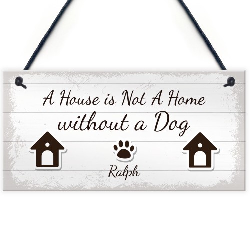 PERSONALISED Pet Sign For Home Dog Lover Gift Family Gift