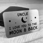 Novelty Gift For Uncle Birthday Christmas Wallet Card Insert