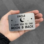 Novelty Gift For Uncle Birthday Christmas Wallet Card Insert