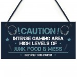 Novelty Gaming Sign For Son Brother Bedroom Gamer Christmas