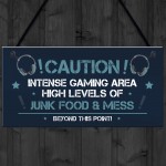 Novelty Gaming Sign For Son Brother Bedroom Gamer Christmas