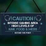 Novelty Gaming Sign For Son Brother Bedroom Gamer Christmas