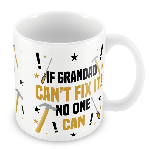 Grandad Fix It Mug Tool Gift Grandad Birthday Christmas Gift