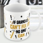 Grandad Fix It Mug Tool Gift Grandad Birthday Christmas Gift