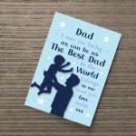 Thank You Gift For Dad PERSONALISED Print Dad Birthday Xmas