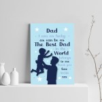 Thank You Gift For Dad PERSONALISED Print Dad Birthday Xmas