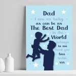 Thank You Gift For Dad PERSONALISED Print Dad Birthday Xmas