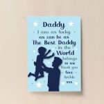 Daddy Gift For Birthday Christmas Personalised Print