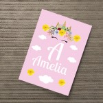 Personalised Girls Bedroom Print Pink Theme Nursery Decor Gift