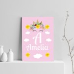 Personalised Girls Bedroom Print Pink Theme Nursery Decor Gift