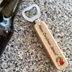 Personalised Alcohol Gift For Christmas Bottle Opener Beer Gift