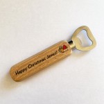 Personalised Alcohol Gift For Christmas Bottle Opener Beer Gift