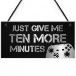 Funny Gaming Sign For Bedroom Novelty Gaming Accessories