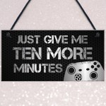 Funny Gaming Sign For Bedroom Novelty Gaming Accessories