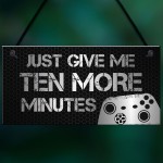 Funny Gaming Sign For Bedroom Novelty Gaming Accessories