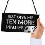 Funny Gaming Sign For Bedroom Novelty Gaming Accessories