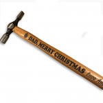 PERSONALISED Engraved Hammer Christmas Gift For Dad 