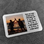 Friendship Gift Photo Metal Card Best Friend Gift Thank You