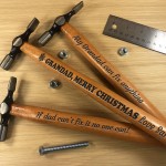 PERSONALISED Engraved Hammer Christmas Gift For Grandad