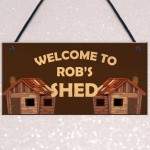 Personalised Garden Sign Shed Sign Gift For Men Garage Allotment