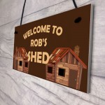 Personalised Garden Sign Shed Sign Gift For Men Garage Allotment