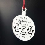 Our 1st Christmas As Mummy And Daddy Engraved Bauble