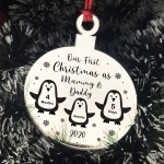 Our 1st Christmas As Mummy And Daddy Engraved Bauble