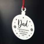 Personalised Mum Dad Grandad Memorial Christmas Tree Decor