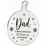 Personalised Mum Dad Grandad Memorial Christmas Tree Decor