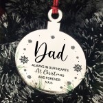 Personalised Mum Dad Grandad Memorial Christmas Tree Decor