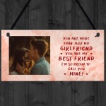 Girlfriend Birthday Christmas Gift Personalised Photo Plaque