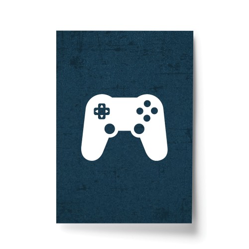 Gaming Poster Playstation Inspired Boys Bedroom Man Cave Sign