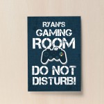 Blue Gaming Poster Gamer Gift Playstation Inspired Print