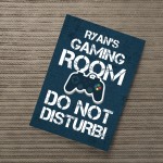 Blue Gaming Poster Gamer Gift Playstation Inspired Print