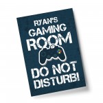 Blue Gaming Poster Gamer Gift Playstation Inspired Print