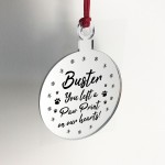 Personalised Dog Cat Pet Memorial Gift Engraved Christmas Decor