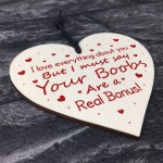 Anniversary Relationship Gifts Wood Heart Christmas Girlfriend