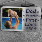 Personalised Dad Birthday Christmas Gift Metal Wallet Insert