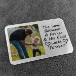 Personalised Gift For Dad Photo Wallet Insert Birthday Christmas